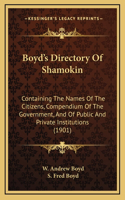 Boyd's Directory Of Shamokin