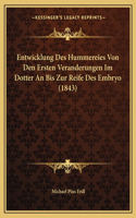 Entwicklung Des Hummereies Von Den Ersten Veranderungen Im Dotter An Bis Zur Reife Des Embryo (1843)