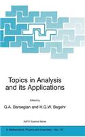 Topics in Analysis and Its Applications