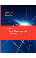 Exam Prep for Basic Mathematics by Bittinger, 10th Ed.: (English)