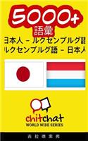 5000+ Japanese - Luxembourgish Luxembourgish - Japanese Vocabulary