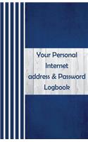 Your Personal Logbook address & Password Internet