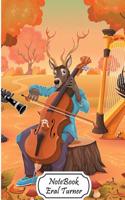 Notebook Journal Dot-Grid, Graph, Lined, Blank No Lined: Deer Cello: Small Pocket Notebook Journal Diary, 120 Pages, 5.5- X 8.5- (Blank Notebook Journ