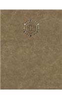 Monogram "B" Grid Sketchbook: (2 Monogram Raw 150 Grid-Sketch)
