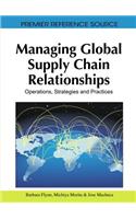 Managing Global Supply Chain Relationships