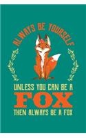 Always Be Yourself Unless You Can Be A Fox Then Always Be A Fox