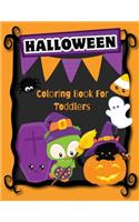 Halloween Coloring Book For Toddlers