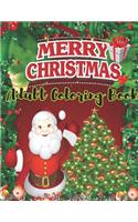 Merry Christmas Adult Coloring Book