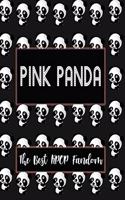 PINK PANDA The Best KPOP Fandom: Best KPOP Gift Fans Cute Panda Monthly Planner 8"x10" Book 110 Pages Book