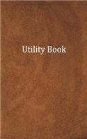 Utility Book: 1/4 Inch Graph Ruled, Memo Book, 5x8, 100 Pages