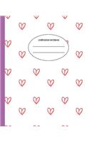 Composition Notebook: Wide Ruled College Primary School Cream Paper Size 8 X 10 Inch. School Notebooks and Journal
