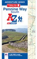 Pennine Way National Trail Official Map South: With Ordnance Survey Mapping(A -Z Adventure Series)
