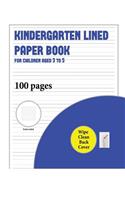 Kindergarten Lined Paper Book for Children Aged 3 to 5 (with wipe clean page)