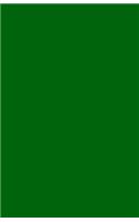 Green Notebook: Dot Grid Minimalist Book, Dotted Journal to Write In, Blank Cover for Customization