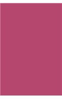 Dusty Rose 101 - Lined Notebook: Wide Ruled, Soft Cover, 6 x 9 Journal, 101 Pages