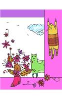 My Big Fat Bullet Journal for Cat Lovers Cats Being Cats 3: Jumbo Sized Graph Design Bullet Notebook Journal - 300 Plus Numbered Pages with 300 Graph Style Grid Pages, 6 Index Pages and 2 Key Pages in Large 8