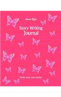 Story Writing Journal: Blank Writer's Story Books with Lines For Authors, Students and Kids 8x10 Inches,170 Pages