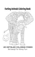 Farting Animals Coloring Book 20 Detailed Coloring Pages Be Ready For Stinky Fun