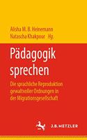 Pädagogik sprechen
