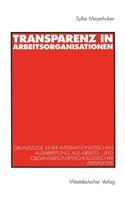 Transparenz in Arbeitsorganisationen