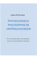 Psychologisch-philosophische Untersuchungen