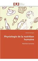 Physiologie de la nutrition humaine