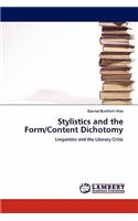 Stylistics and the Form/Content Dichotomy