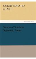 Gleams of Sunshine Optimistic Poems: (English)
