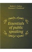 Essentials of Public Speaking