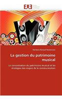 Gestion Du Patrimoine Musical