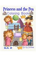 Princess and the Pea Coloring Book: Activity Books For Girls