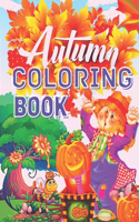 Autumn Scenes Coloring Book