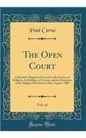 The Open Court, Vol. 14