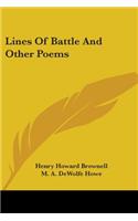 Lines Of Battle And Other Poems: (English)