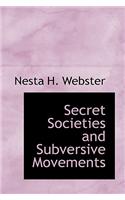 Secret Societies and Subversive Movements: (English)