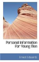 Personal Information for Young Men