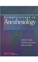 Complications in Anesthesiology