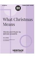 What Christmas Means