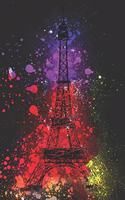 Notizbuch Eiffelturm: Notizbuch Eiffelturm - 120 Seiten - Punkteraster - Mit diesem Notizbuch Eifelturm wird sein Auslandsjahr in Paris, Frankreich eine unvergesslichen R