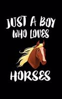 Just A Boy Who Loves Horses: Animal Nature Collection