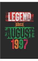 Legend Since August 1997