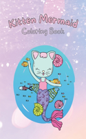 Kitten Mermaid: Coloring Book for Kids