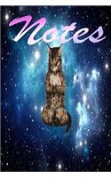 Notes: Yoga Cat Journal, Notebook size 6x9