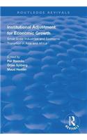 Institutional Adjustment for Economic Growth