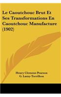 Caoutchouc Brut Et Ses Transformations En Caoutchouc Manufacture (1902)