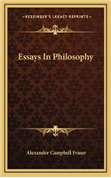 Essays In Philosophy: (English)