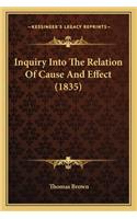 Inquiry Into the Relation of Cause and Effect (1835)