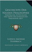 Geschichte Der Neuern Philosophie