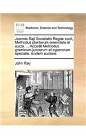 Joannis Raji Societatis Regiae Socii, Methodus Plantarum Emendata Et Aucta. ... Accedit Methodus Graminum Juncorum Et Cyperorum Specialis. Eodem Auctore.