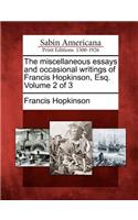 Miscellaneous Essays and Occasional Writings of Francis Hopkinson, Esq. Volume 2 of 3